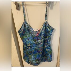 derek rose silk cami night sleep top m